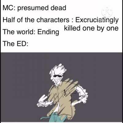 I love these ED’s though, makes me wanna watch more