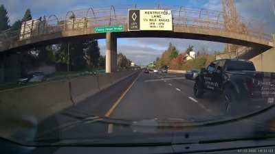 [OC] Ford Raptor doesn't care to check mirrors.