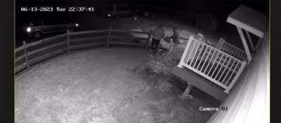 Challenging coworker to a garbage throw contest , WCGW