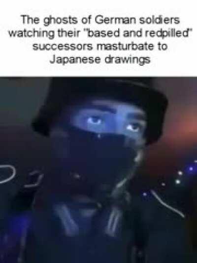 Based and red-pilled successors watching Japanese drawings