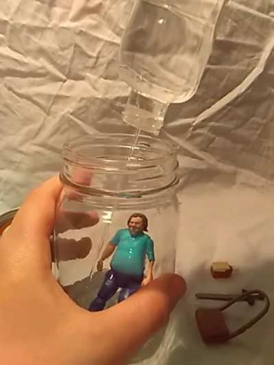 Minecraft movie figure review by my friend