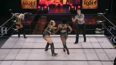 Poor Angelina Love & Mandy Leon