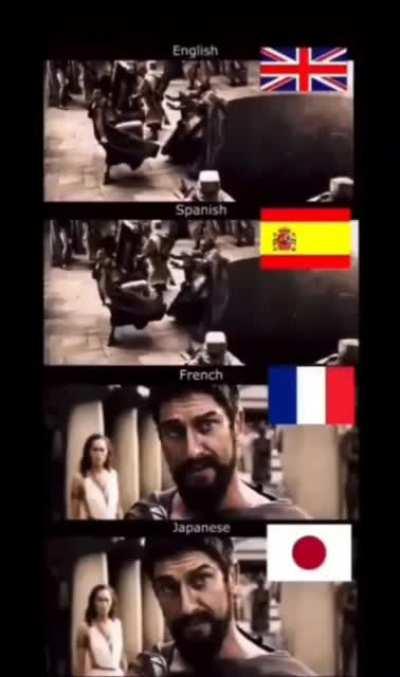 This is Sparta! In different languages..