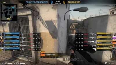 360 through mid door Dust 2