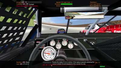 Took a lot of guts to stay on the gas