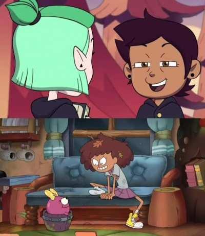 Tried syncing up the “I’m picking up what you’re putting down” from the Owl House and Amphibia, so I’m here to share it