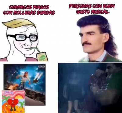 Existen personas que ponen rolas chidas en la posada y luego pues estan aquellos que escuchan al kk bunny