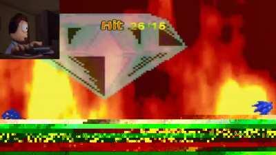 Jon is playing Sonic.exe Nightmare Beginning, who knew he was a gamer?