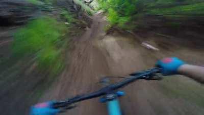 Tight turns through the canyon