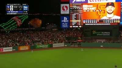 [Highlight] Kris Bryant makes it 3-0 Giants with a solo shot to left