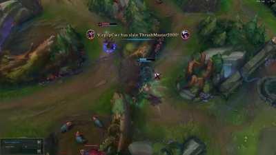 Been practicing throwing boxes, first time done in ranked situation for a kill <3