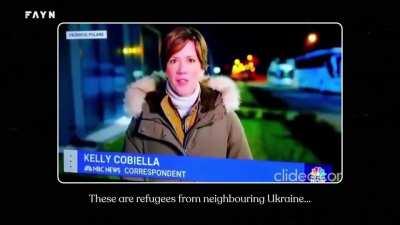 Racist media coverage of the war in Ukraine