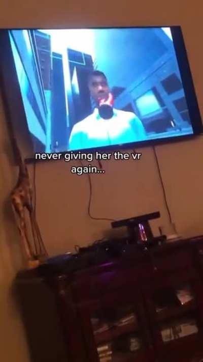 Leah was a bit too curious