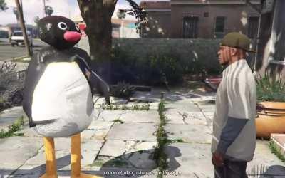 Pingu roasts Franklin