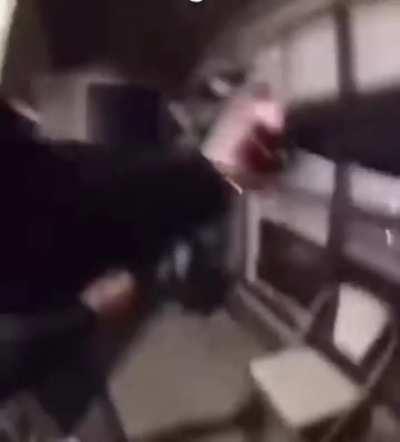 Two female police officers mistaken home-onwer as intruder in her own home.