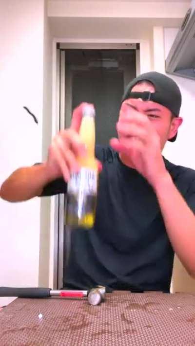 Don't drink alcohol kids or take drugs