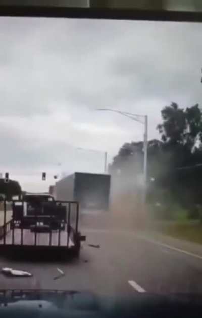 An 18-wheeler runs a red light and crushes several stopped vehicles in Thomasville, AL. Two people died, 3 injured