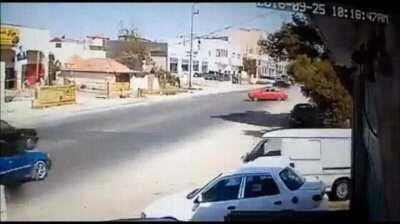 Does this count? Almost looks like a movie scene