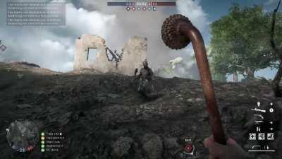 Two fine gentleman meet on the field of battle