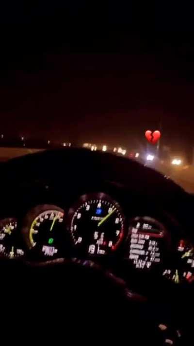 Dumb 14 year old kid in my school posts himself going 200kmh in a cayenne after a breakup