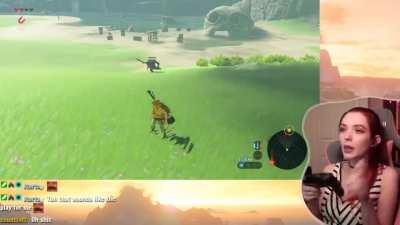 Streamer plays Breath of the Wild for the first time