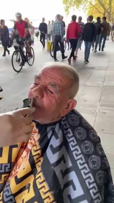 Bringing dignity to the homeless with free haircuts