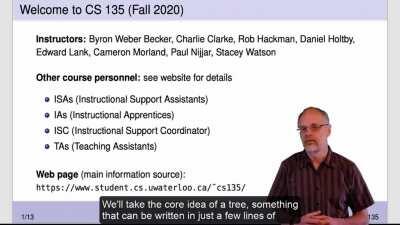 A meme from the CS135 Piazza