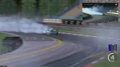 A little comparison between sim drifting and IRL drifting from the DMEC series.