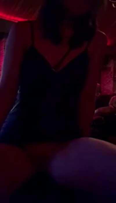 I forgot to wear panties to the bar