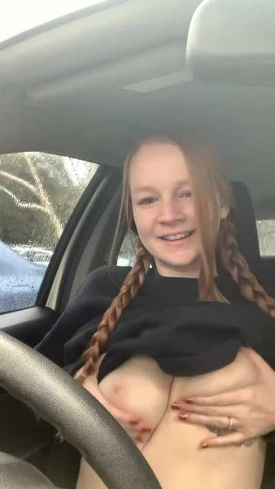 I get wet when there’s risk of getting caught! [GIF]