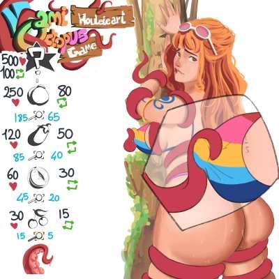 Nami x Octopus Strip Game