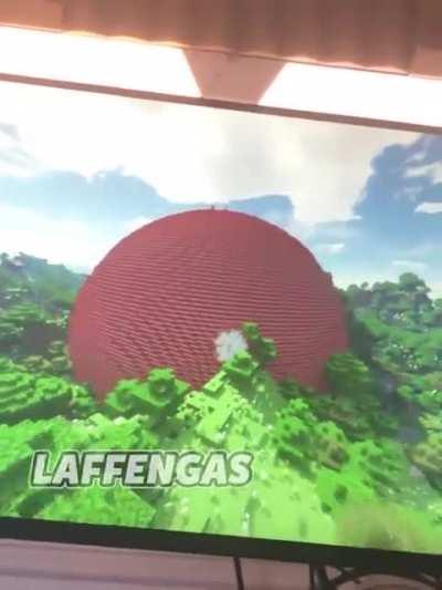Took TNT in Minecraft too Literally
