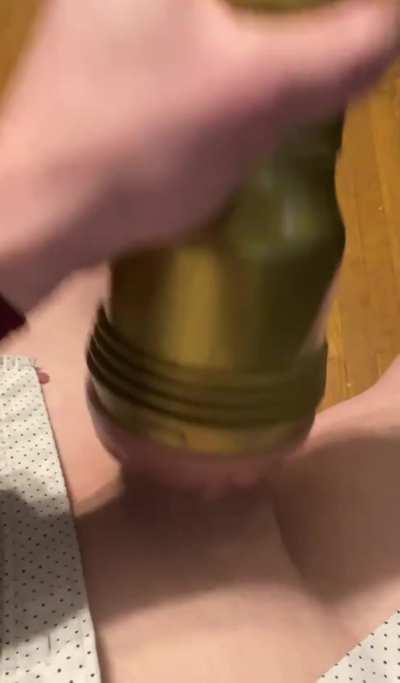 I moan so loudly with every rope of cum I shoot