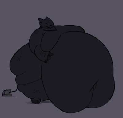 What would you do if this fat fur broke in to use your automatic pump? Animation/art by Asloosh