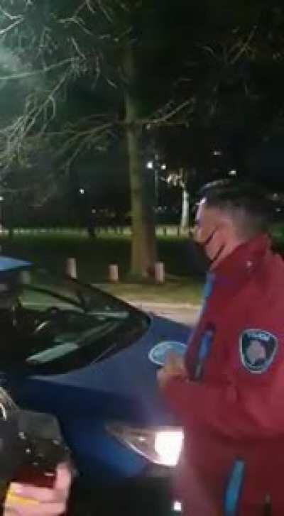 Protesta de ciudadanos argentinos por la cuarentena