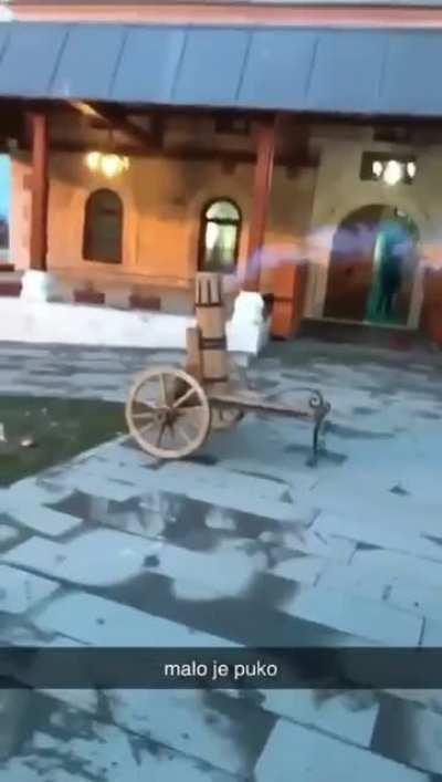 Pucanje Ramazanskog topa u Živinicama