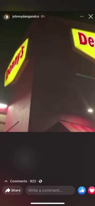nigga johnny said you waccass if you eat dennys