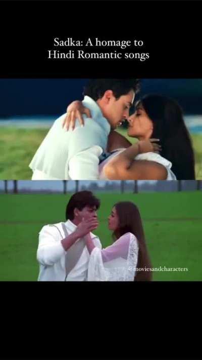 Found this on insta, its kinda cool how they paid homage to some of the classic bollywood romantic tracks.