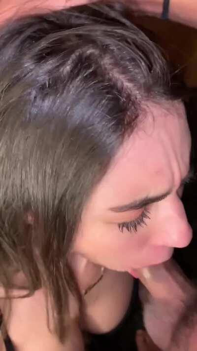 Gagging from a Face fucking