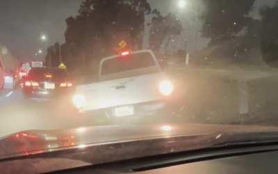 When you reach a traffic jam just past the exit but don't want to wait