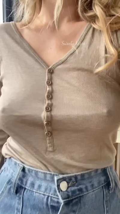 Another beautiful day without a bra
