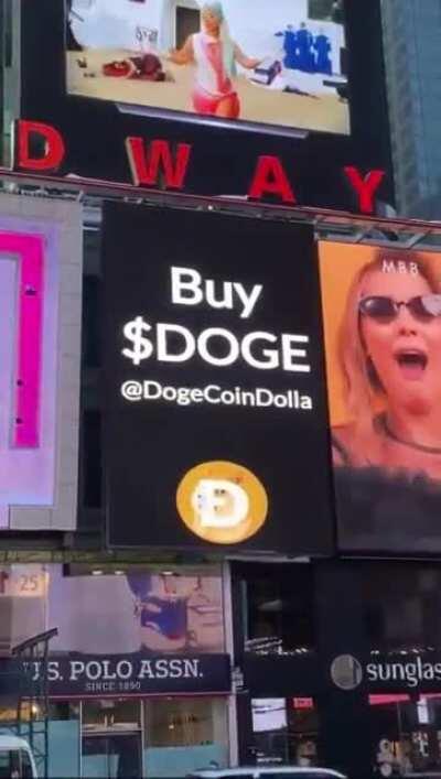 BILLBOARD IN TIMES SQUARE 🚀🚀