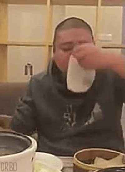 He was doing so well...