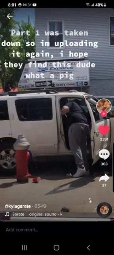 Trashy family throws out all their trash from their car onto a public street , and are called out by the whole damn block