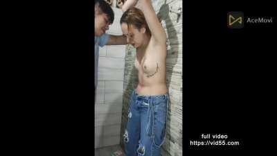 belly punching till vomit