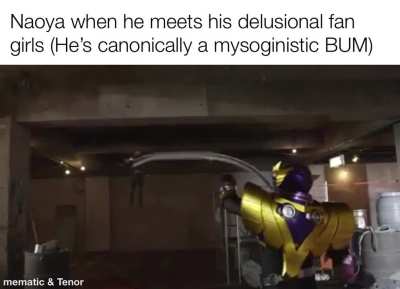 Deadass they simp for a misogynist that would lowkey be disgusted if he was real