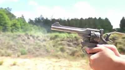 Revolver that slides