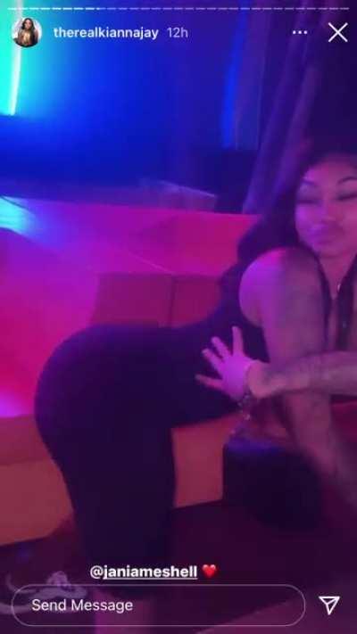 her shit moving like water