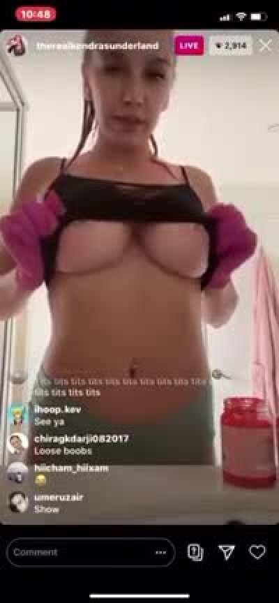 Kendra Instagram live fun 🔞🔞 (comments)