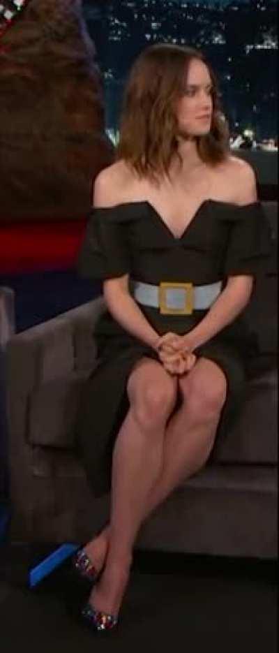 She has incredible legs